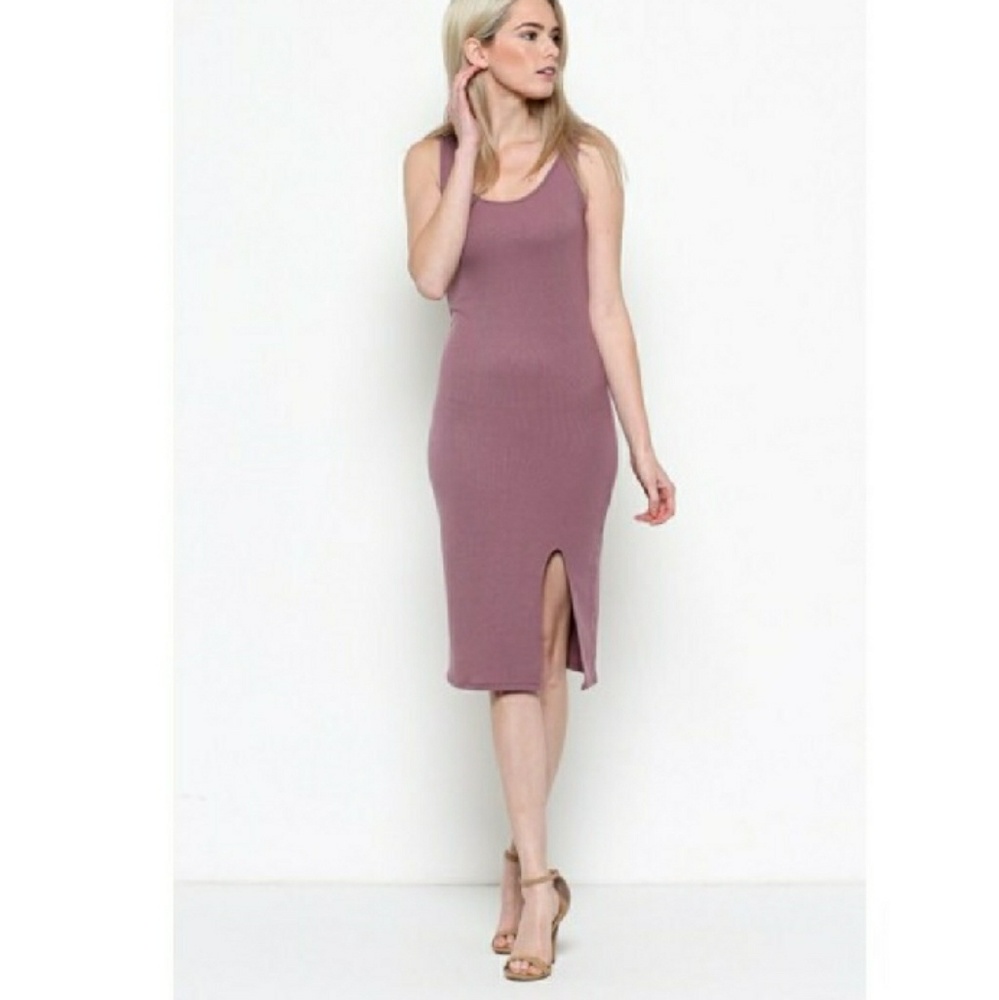 5/$30 Ribbed Tank Dress - Picture 2 of 3